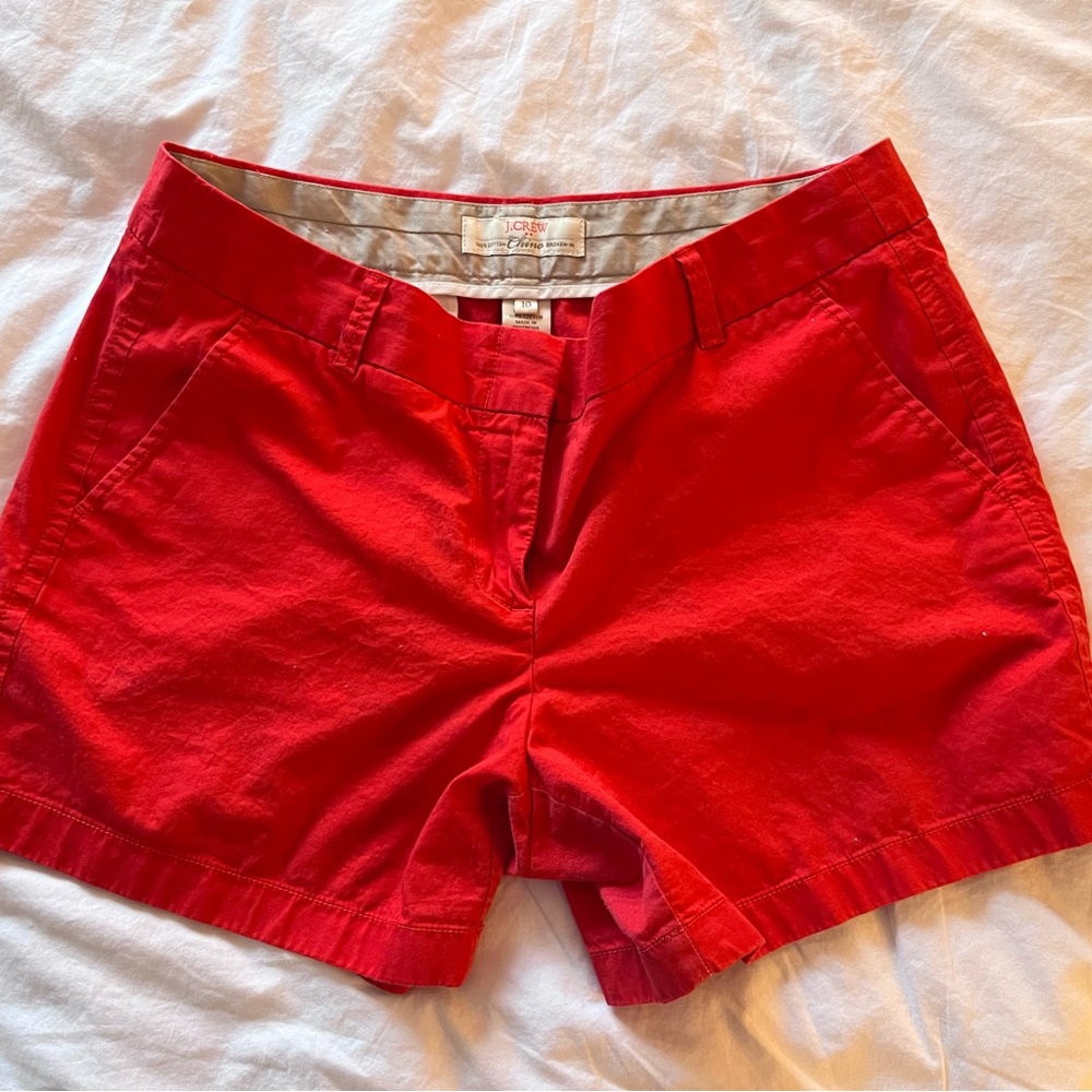 J. CREW Chino Shorts in Vivid Flame (Discounted Shipping🚚)